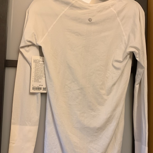 New white long-sleeved Swiftly Tech 2.0 top - Picture 7 of 7